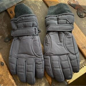 LAST CHANCE Thinsulate Dark Gray Insulated Gloves Mens M/L Winter Skiing Driving